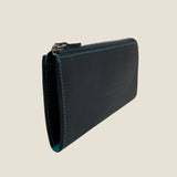 [French calf] <br>L zip long wallet<br>color: navy<br>[Scheduled to arrive in mid-August]