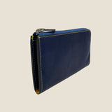 [Indigo dyeing] <br>L zip long wallet<br>[Made to order]