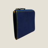 [Indigo dyeing] <br>Half L zip wallet