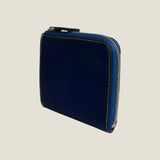 [Indigo dyeing] <br>Half L zip wallet