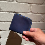 [Indigo dyeing] <br>Half L zip wallet