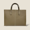 [French calf] <br>Belsy tote bag<br>color: Tope