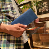 [Indigo dyeing] <br>Sasamachi long wallet<br>[Made to order]