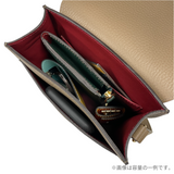 [Shrink leather x croco pattern leather]<br>voyage shoulder<br>color: black