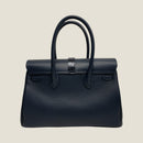 [Shrink leather]<br>Voyage M bag<br>color: Navy