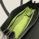 [シュリンクレザー×クロコパターンレザー]<br>ヴォヤージュMバッグ<br>color：ブラック<br>【５月下旬入荷予定】