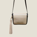 [Shrink leather]<br>Medali Ontassel Keychain<br>color: Tope