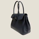 [Shrink leather]<br>Voyage L bag<br>color: Navy