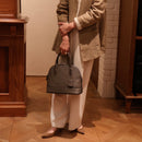 [Shrink leather] <br>Round shoulder<br>Color: etangle