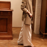 [French calf]<br>Box sacoche L<br>color: taupe