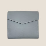 [French calf] <br>hookup wallet<br> color: ice gray
