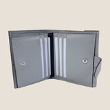 [French calf] <br>hookup wallet<br> color: ice gray