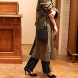 [French calf]<br>Box sacoche L<br>color: black