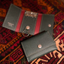 [French calf] <br>Key case<br>Color: Dark green