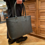 [French calf] <br>palest tote bag<br>color: navy