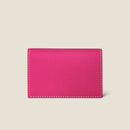 [French calf] <br>Through gachi card case<br>Color: Magenta pink