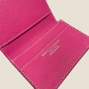 [French calf] <br>Through gachi card case<br>Color: Magenta pink