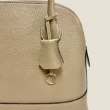 [Shrink leather] <br>round shoulders<br>color: taupe
