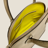 [Shrink leather] <br>round shoulders<br>color: taupe