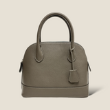 [Shrink leather] <br>round shoulders<br>color: ethane gray