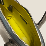 [Shrink leather] <br>round shoulders<br>color: ethane gray