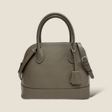 [Shrink leather] <br>round shoulders<br>color: ethane gray