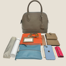 [Shrink leather] <br>Round shoulder<br>Color: etangle
