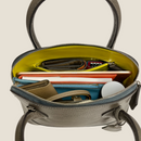 [Shrink leather] <br>Round shoulder<br>Color: etangle