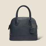 [Shrink leather] <br>round shoulders<br>color: navy