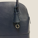 [Shrink leather] <br>round shoulders<br>color: navy