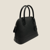 [Shrink leather] <br>round shoulders<br>color: black