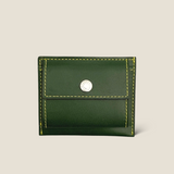 [Yamato] <br>mini snap wallet<br>color: tartan green<br>[Made to order]