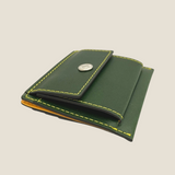[Yamato] <br>mini snap wallet<br>color: tartan green<br>[Made to order]