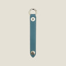 [French calf] <br>key ring<br>color: Gene Blue