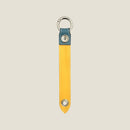 [French calf] <br>key ring<br>color: Gene Blue