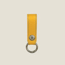 [French calf] <br>key ring<br>color: Yellow