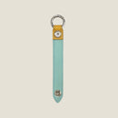 [French calf] <br>key ring<br>color: Yellow