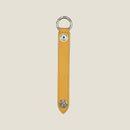 [French calf] <br>key ring<br>color: Yellow