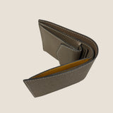 [French calf]<br>international wallet<br>color: taupe