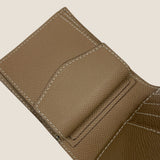 [フレンチカーフ]<br>インターナショナルウォレット<br>color：トープ