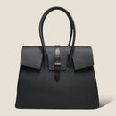 [トリヨンラグーン×クロコダイル]<br>ヴォヤージュLバッグ<br>color：ブラック<br>【５月下旬入荷予定】