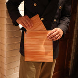 [BROOKLYN MUSEUM × NINNAJI]<br>Visiting multi-sacoche<br>Color: Persimmon tangy dyed