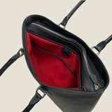 [French calf] <br>palest tote bag<br>color: navy