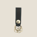 [French calf] <br>key ring<br>color: Navy