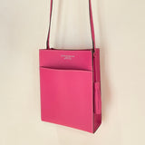 [フレンチカーフ]<br>ボックスサコッシュL<br>color：マゼンタピンク