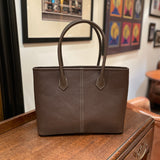 [French calf] <br>Royal M tote bag<br>color: dark brown