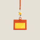 [French calf] <br>ID strap on both sides  <br>color: Orange