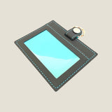 [フレンチカーフ] <br>IDストラップ両面横  <br>color：ネイビー