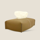 [French calf] <br>Box tissue cover<br>color: Tope