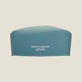 [フレンチカーフ] <br>ボックスティッシュカバー<br>color：ジーンブルー